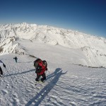 Unterhalb des Similaun Gipfel