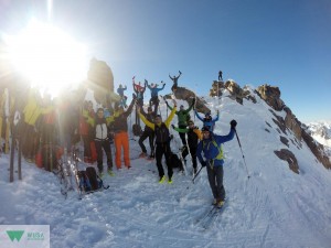 Alle am Gipfel der Kräulschartenspitze