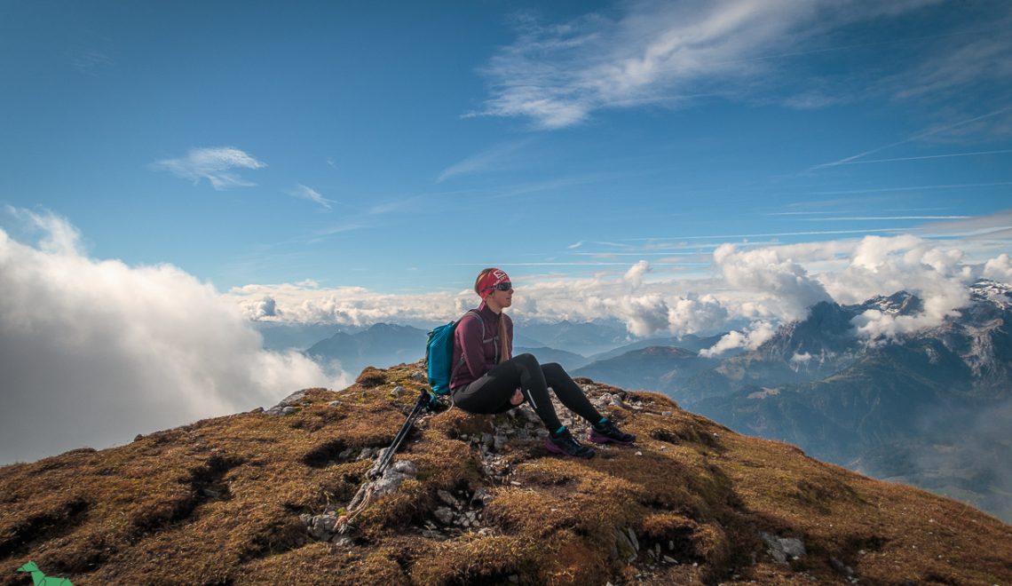 Großes Fieberhorn (2276m) – das Tennengebirge im Herbstkleid