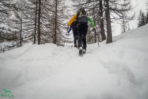 Auf dem Weg zu den Kreealmen