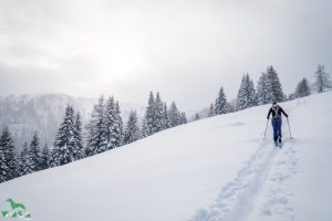 Auf dem Weg zur Kleinarler Hütte