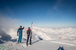 Blickrichtung Salzburg über das Tennengebirge.