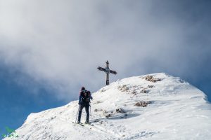 die letzen Meter auf den Frauenkogel.