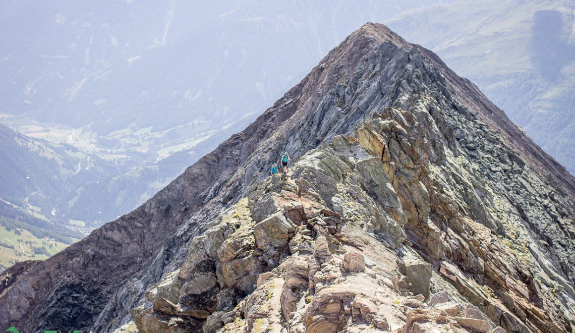 Grat der Kreuzspitze in Osttirol.