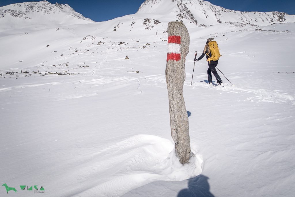 Da geht´s lang zum Hundskehljoch.