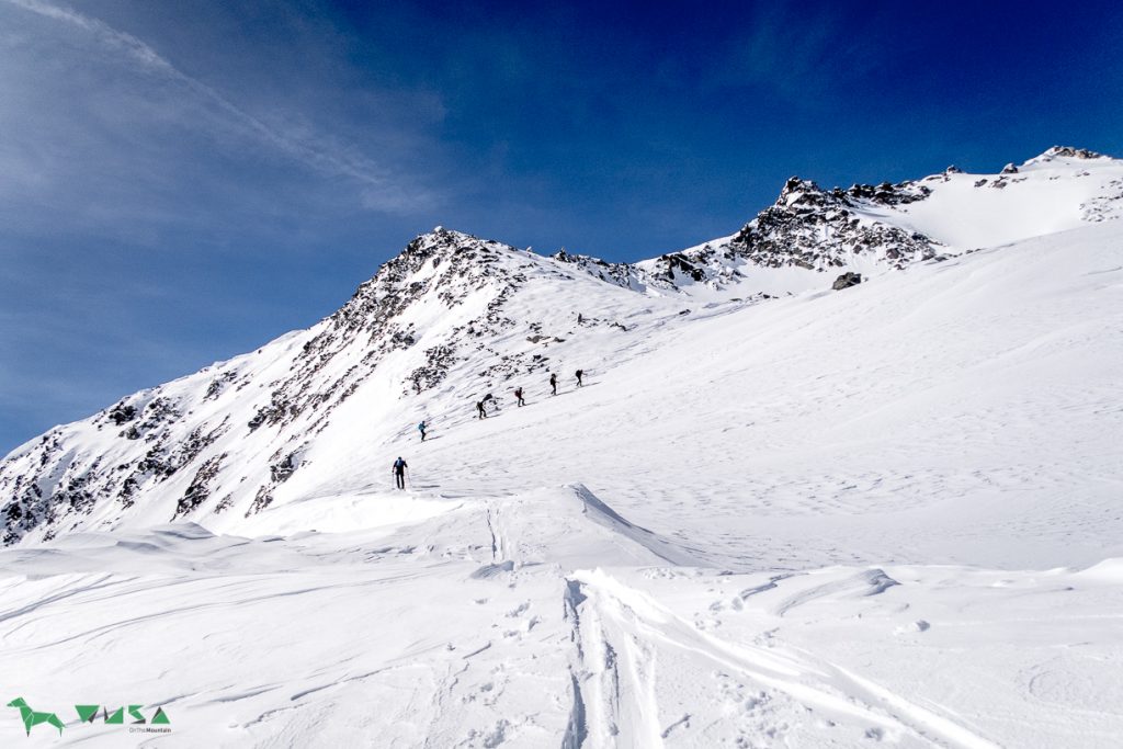 Unterhalb der Wagnerschneidspitze.