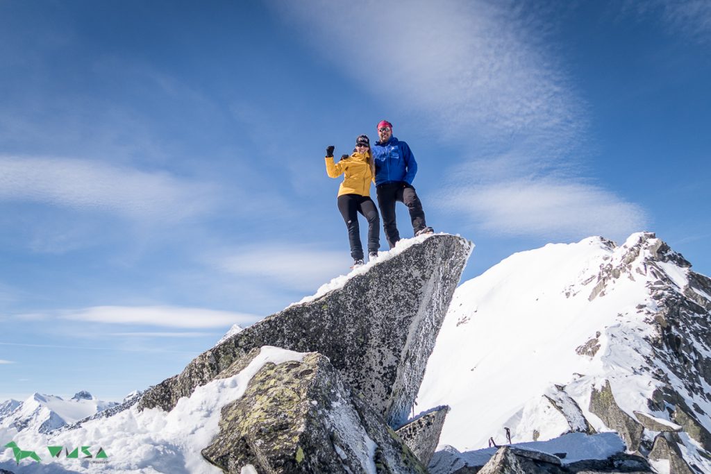 Gipfel Wagnerschneidspitze (2898m) am 16.03.2019