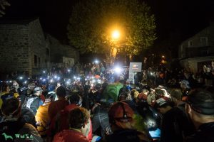 Festival des Templiers Rennen am Morgen