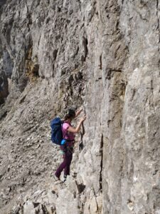 Einstieg in die Mützenschlucht.